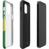 Brazil Flag Distressed iPhone 12 Impact Case